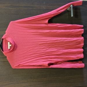 Anthropologie Coral mock neck sweater!